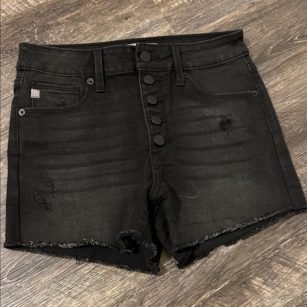 Stylish Black Denim Women Shorts
